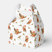 Christmas Kookaburra Watercolour フェイバーボックス (裏面サイド)