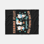 Christmas Lactation Consultant Lactation Nurse Lac フリースブランケット (正面(横))