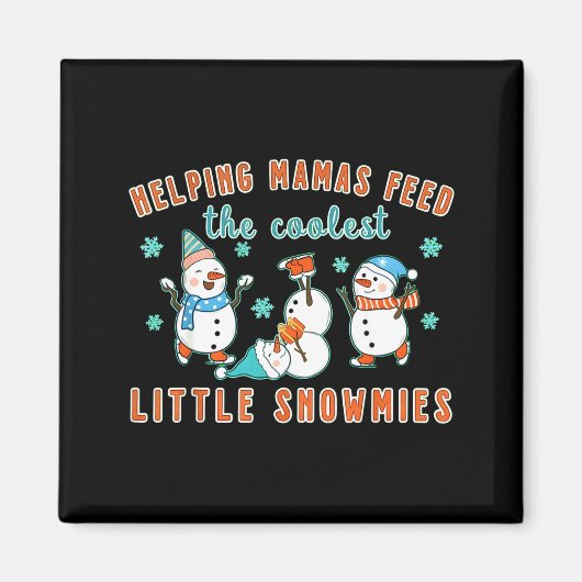 Christmas Lactation Consultant Lactation Nurse Lac マグネット (正面)