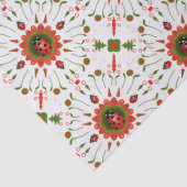 Christmas Ladybug Red White Green 薄葉紙 (詳細)