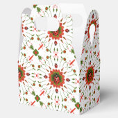 Christmas Ladybug Red White Green Party フェイバーボックス (オープン)