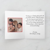 Christmas Lamb Folded Holiday Card シーズンカード (内部)