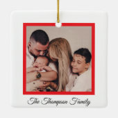 Christmas Lamb Ornament セラミックオーナメント (裏面)