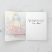 Christmas Lantern Greeting Card シーズンカード (内部)