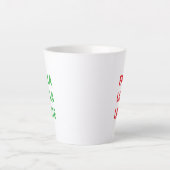 Christmas Latte Mug カフェラテマグ (正面)