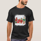 Christmas Latte Sweets Drinks Cup Winter Iced Coff Tシャツ (正面)