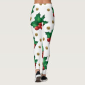 Christmas Leggings – Festive Holiday Pattern  レギンス (裏面)
