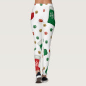 Christmas Leggings – Festive Holiday Pattern  レギンス (裏面)