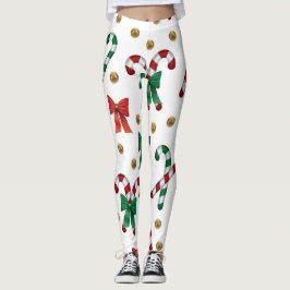 Christmas Leggings – Festive Holiday Pattern  レギンス
