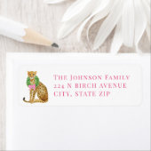 Christmas Leopard ラベル (インサイチュ)