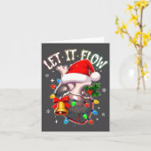 Christmas Let I T Flow Anatomy Heart Cardiac Nurse カード (黄色い花)