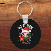 Christmas Let I T Flow Anatomy Heart Cardiac Nurse キーホルダー (正面)