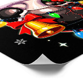 Christmas Let I T Flow Anatomy Heart Cardiac Nurse ポスター (角)