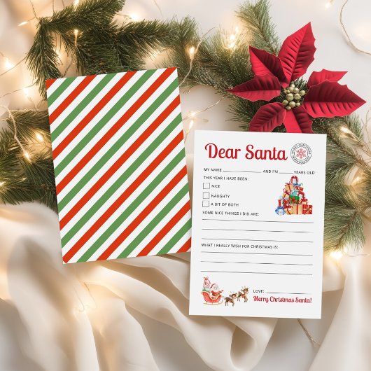 Christmas Letter From Santa Kids Santa Printable