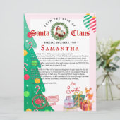 Christmas Letter from Santa Nice List Certificate (スタンド正面)