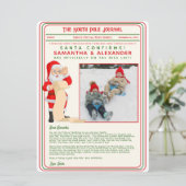 Christmas Letter from Santa North Pole Newspaper   (スタンド正面)