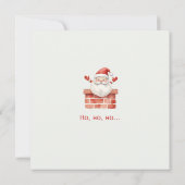 Christmas Letter From the Christmas Elf 招待状 (裏面)