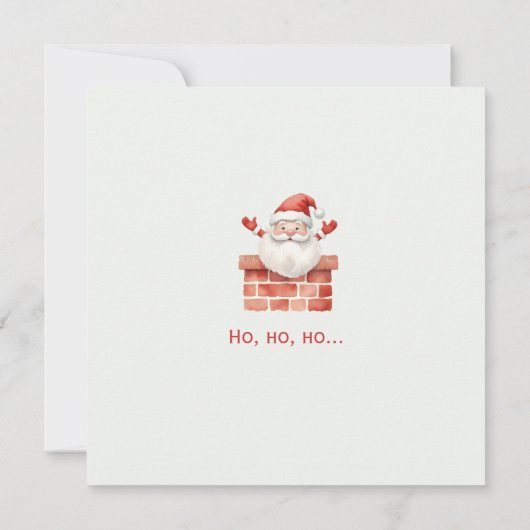 Christmas Letter From the Christmas Elf 招待状 (裏面)