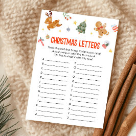 Christmas Letters Game シーズンカード