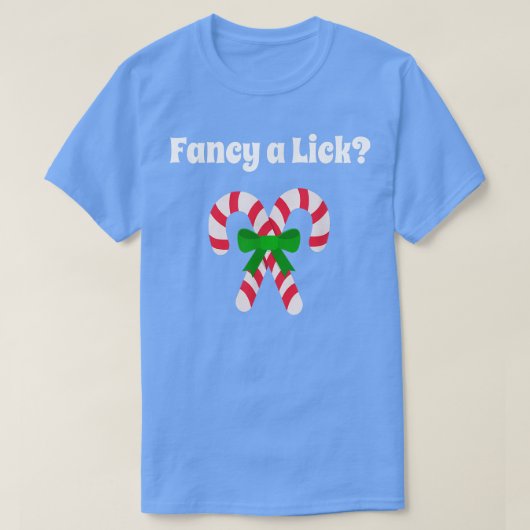 Christmas Lick My Candy Cane Tシャツ (デザイン正面)