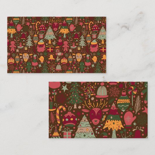 Christmas Life 名刺 (正面/裏面)