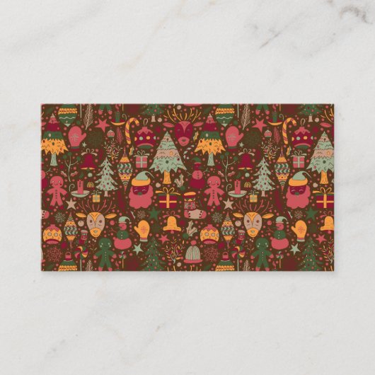 Christmas Life 名刺 (正面)