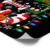Christmas Light Family Matching Pajamas Sy Elf Xma ポスター (角)