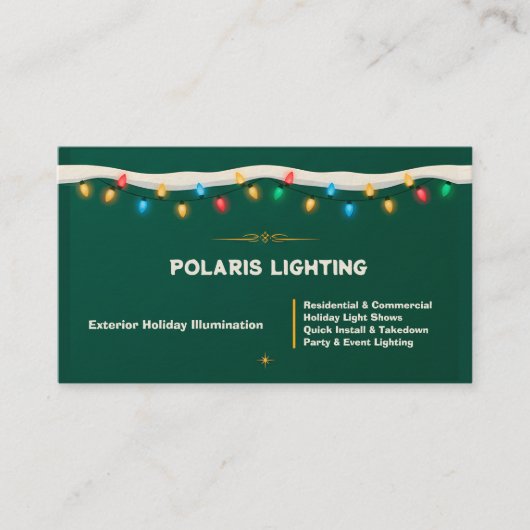 🧑🏼🎄 Christmas Light Installation QR 名刺 (正面)