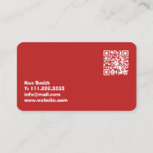 🎄 Christmas Light Installation QR 名刺 (裏面)