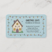 ☃️Christmas Lighting QR Vcard 名刺 (正面)