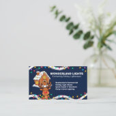 🎅🏼Christmas Lighting QR Vcard 名刺 (スタンド正面)