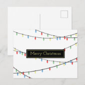 Christmas Lights ポストカード (正面/裏面)