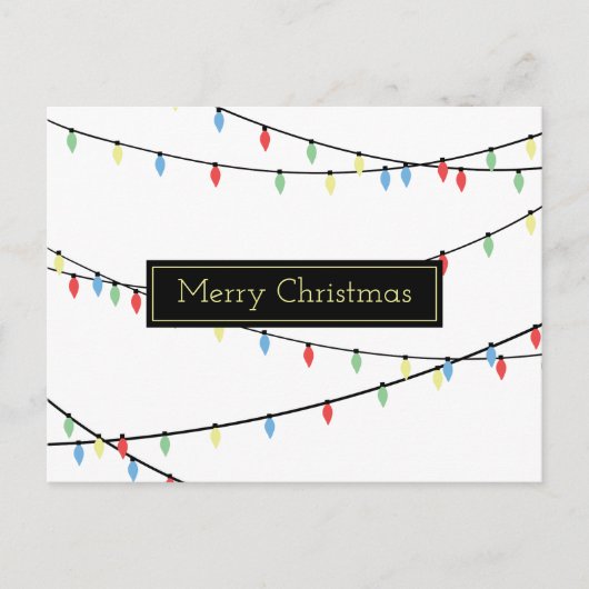 Christmas Lights ポストカード (正面)