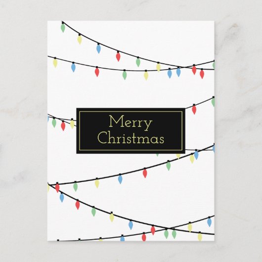 Christmas Lights ポストカード (正面)