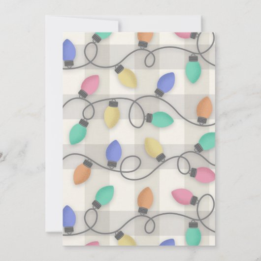 Christmas lights 招待状 (裏面)