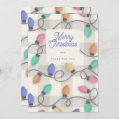 Christmas lights 招待状 (正面/裏面)