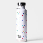 Christmas Lights Businessのロゴウェブサイトプロモーション ウォーターボトル (右面)