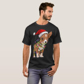Christmas Lights Chihuahua Cute Chihuahua Dog Tシャツ (正面フル)