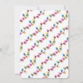 Christmas Lights Colored Holiday Party 招待状 (裏面)