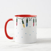 Christmas lights cup マグカップ (左)