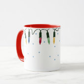 Christmas lights cup マグカップ (正面左)