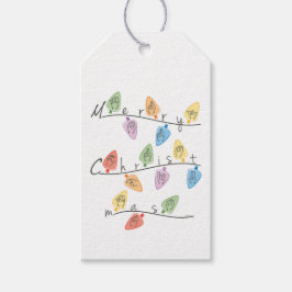 Christmas Lights in Sign Language ギフトタグ