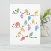 Christmas Lights in Sign Language シーズンカード (スタンド正面)