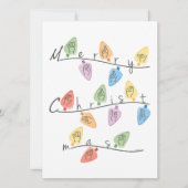 Christmas Lights in Sign Language シーズンカード (正面)