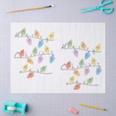 Christmas Lights in Sign Language 薄葉紙 (クラフト)