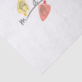 Christmas Lights in Sign Language 薄葉紙 (詳細)