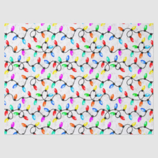 Christmas Lights In The Snow 薄葉紙