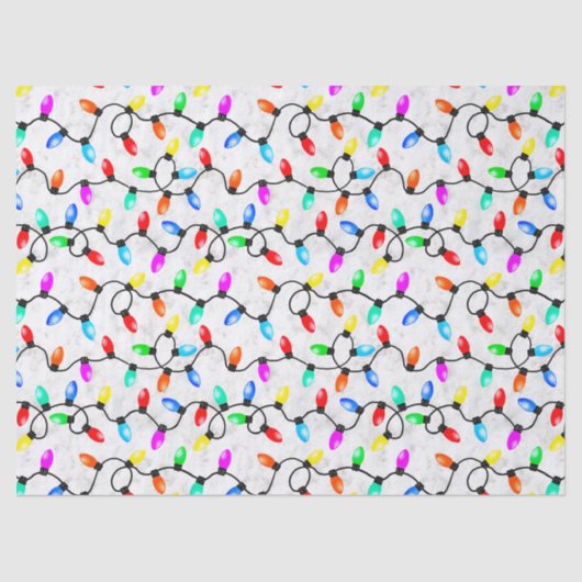 Christmas Lights In The Snow 薄葉紙 (正面)