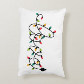 Christmas Lights Love アクセントクッション (裏面(縦))