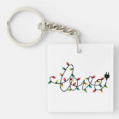 Christmas Lights Love キーホルダー (正面)